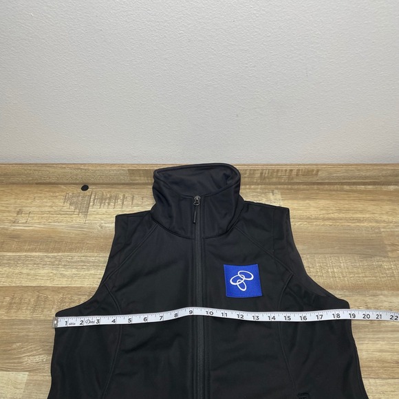 The North Face Women's Ridgewall WindWall Soft Shell Full Zip Vest Black Medium - Picture 7 of 8